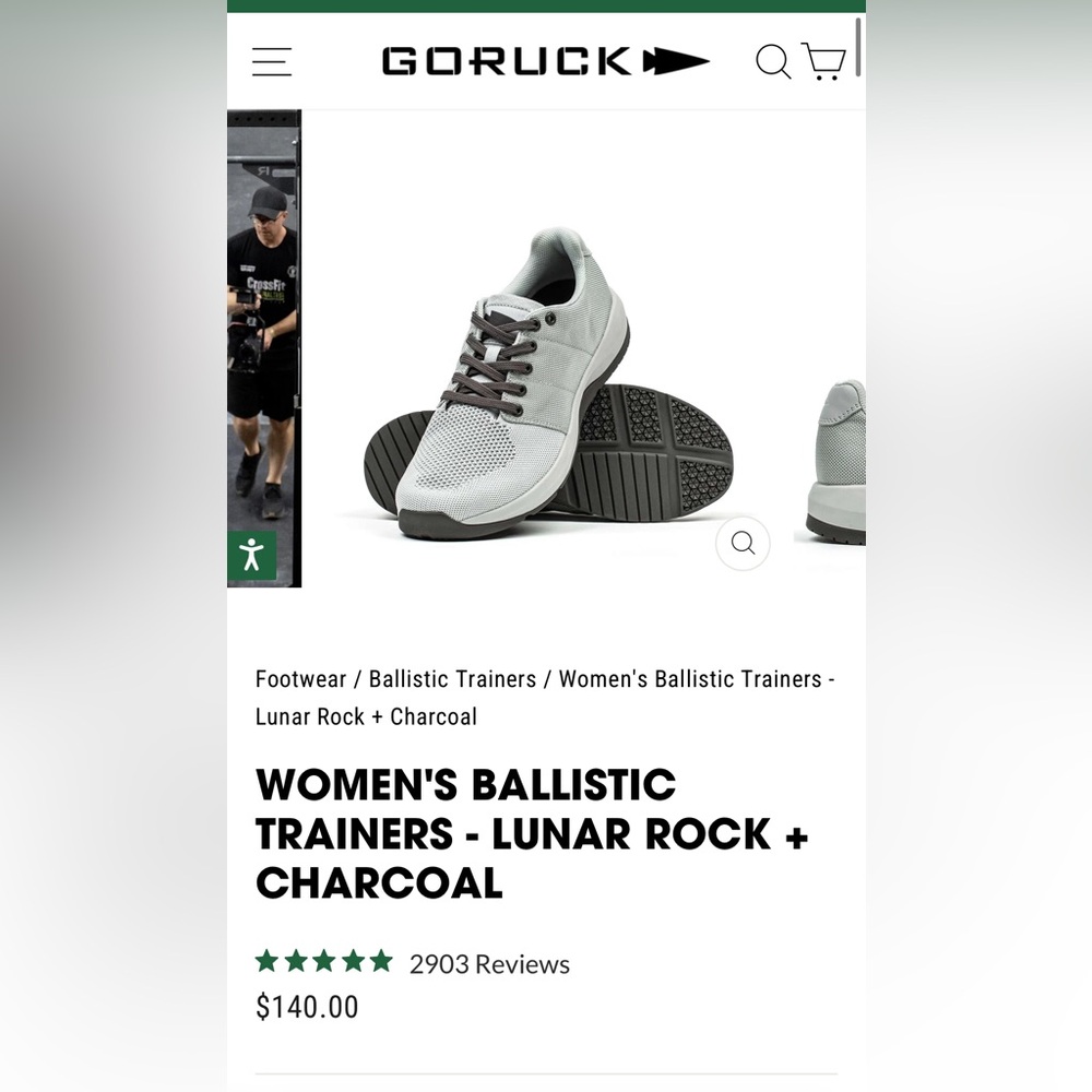 Goruck ballistic trainers